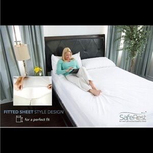 SafeRest Full Premium Waterproof Cotton Terry Protector